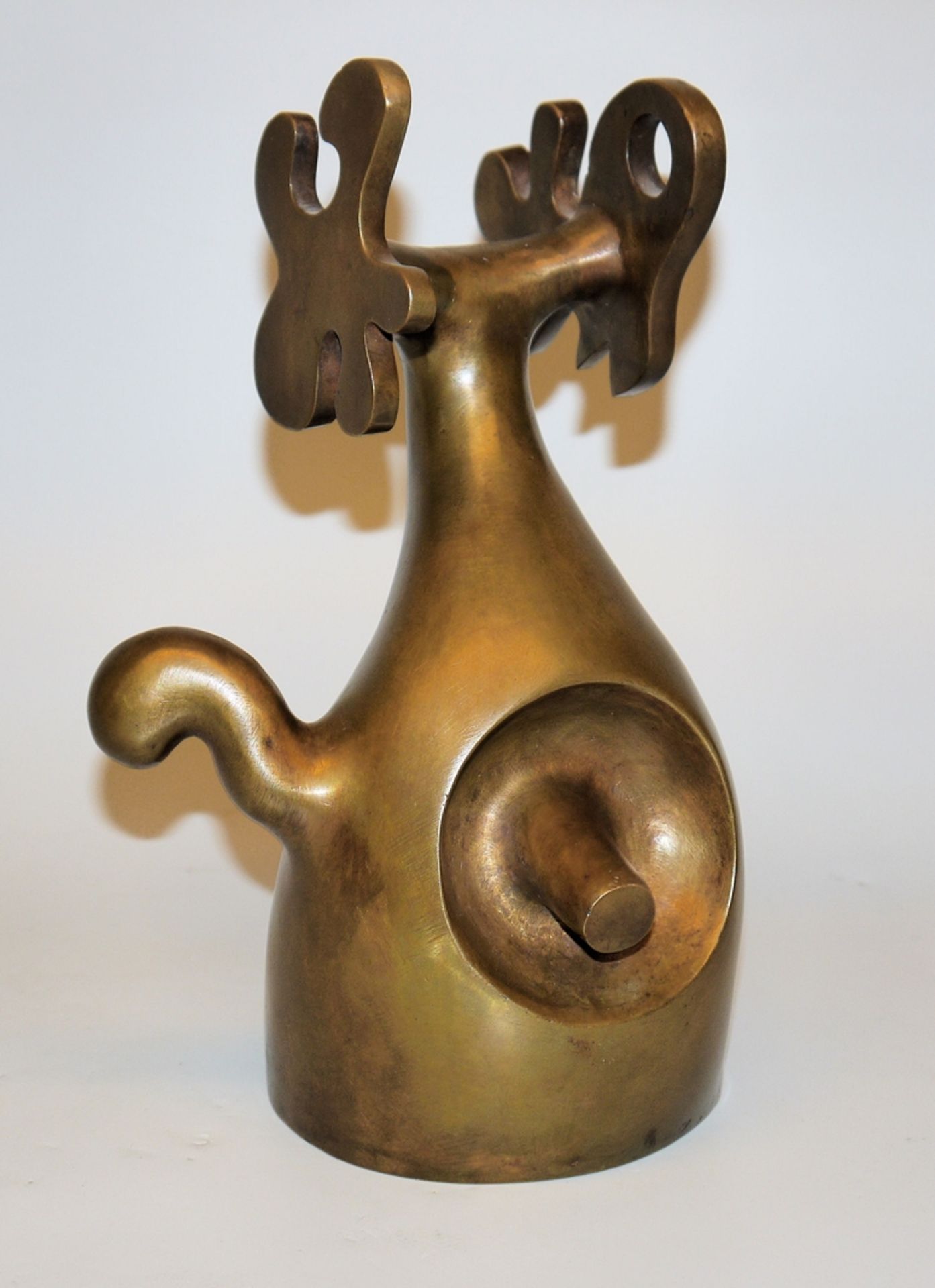 Otmar Alt, "Windmacher", Bronzeplastik von 1969