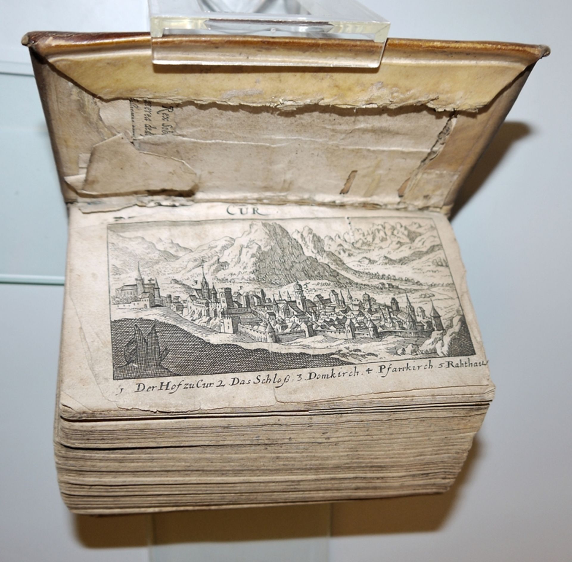 Antiquarisches über den Rhein von 1690, selten