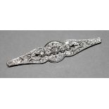 Brillantbrosche des Art Déco, Gold