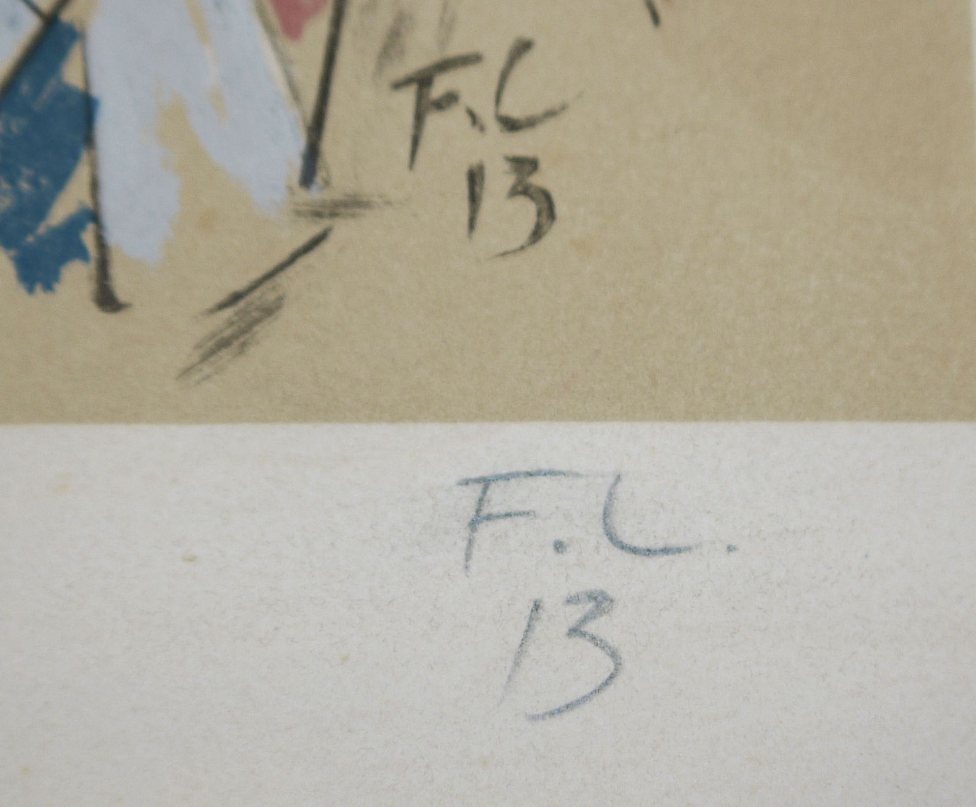 Fernand Léger, Contraste de formes, monogrammierte Farblithographie von 1913 - Bild 2 aus 2