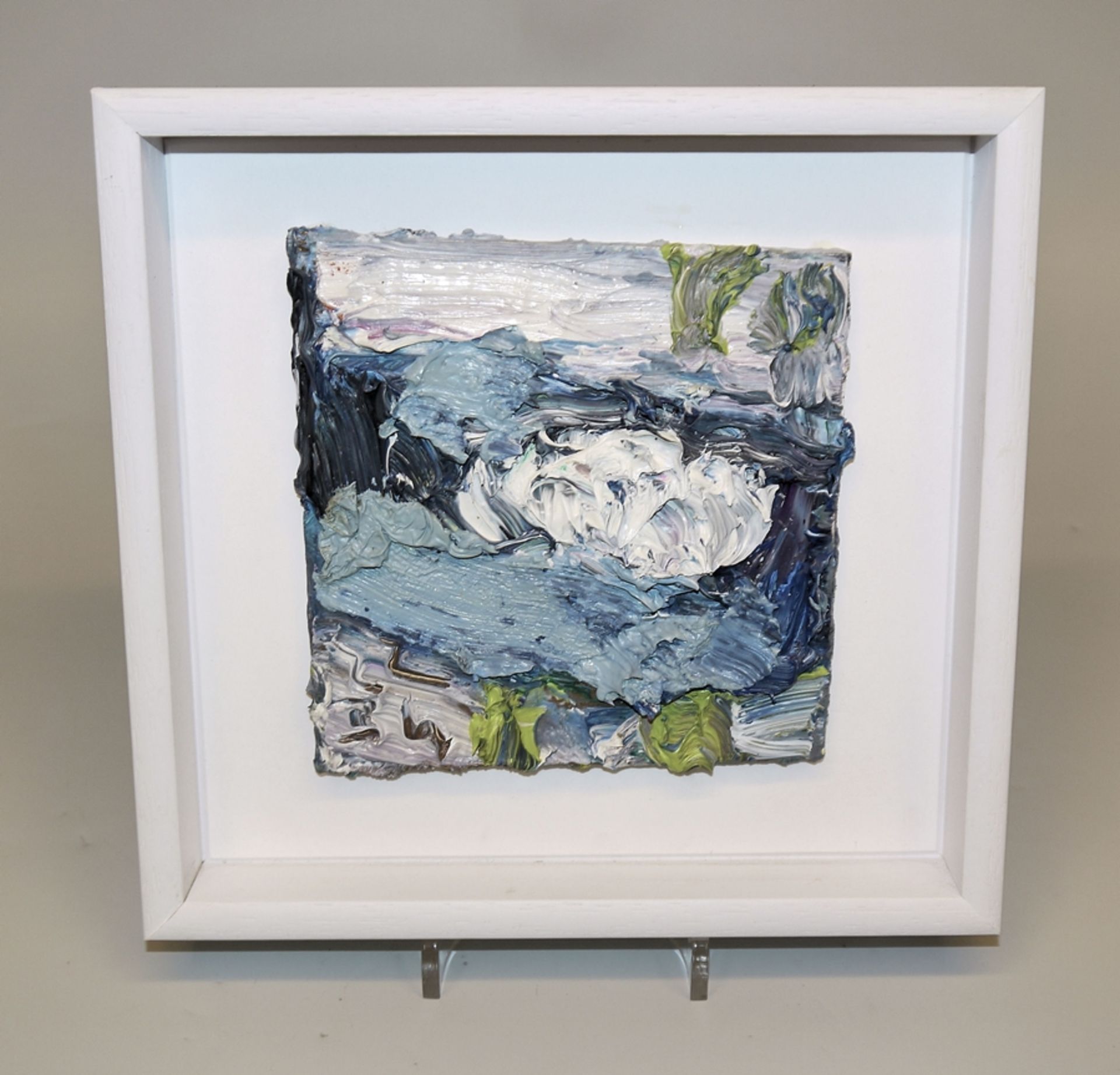 Klaus Fußmann, "Anemonen", Ölgemälde von 2022, gerahmt