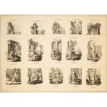 Gottfried Eichler / Johann Georg Hertel, 20 Kupferstiche aus "Historiae et Allegoriae", tiefschwarz