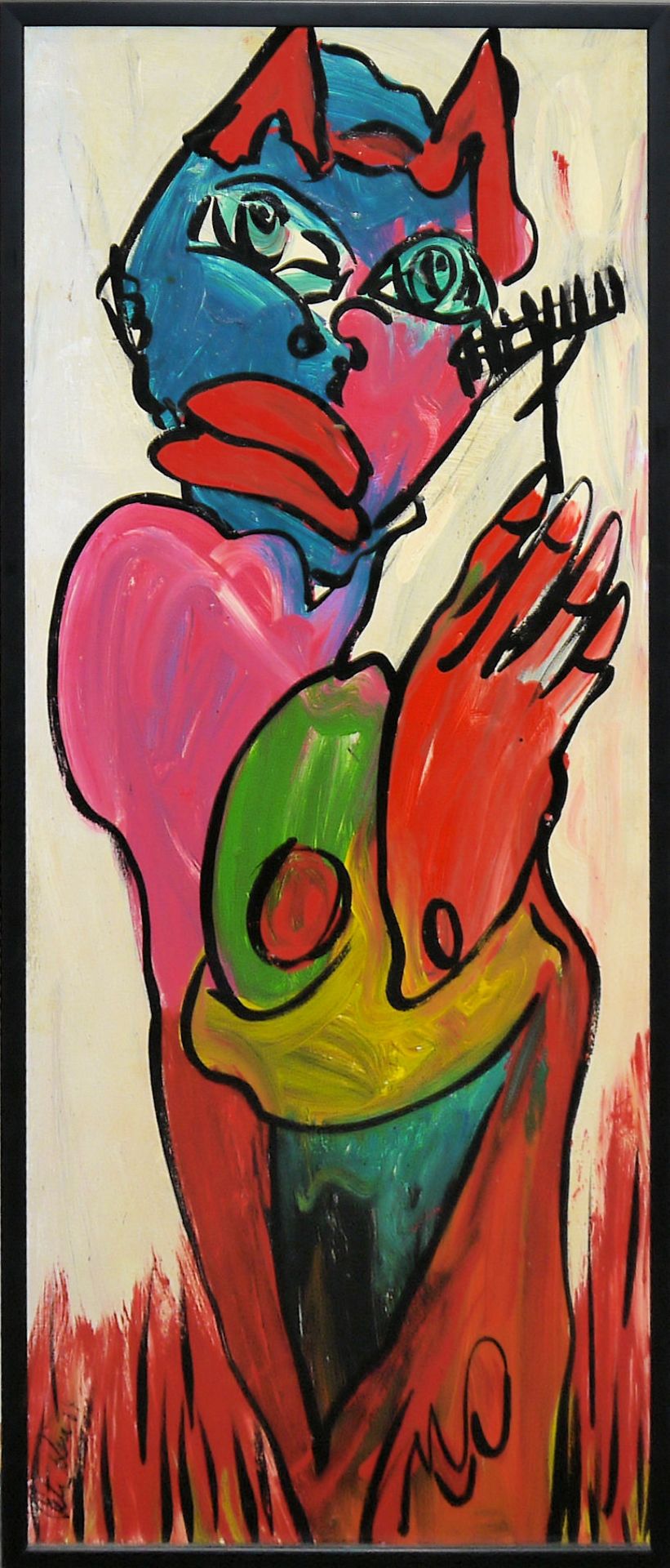 Peter Robert Keil, Figürliche Kompositionen, 4 signierte Ölgemälde