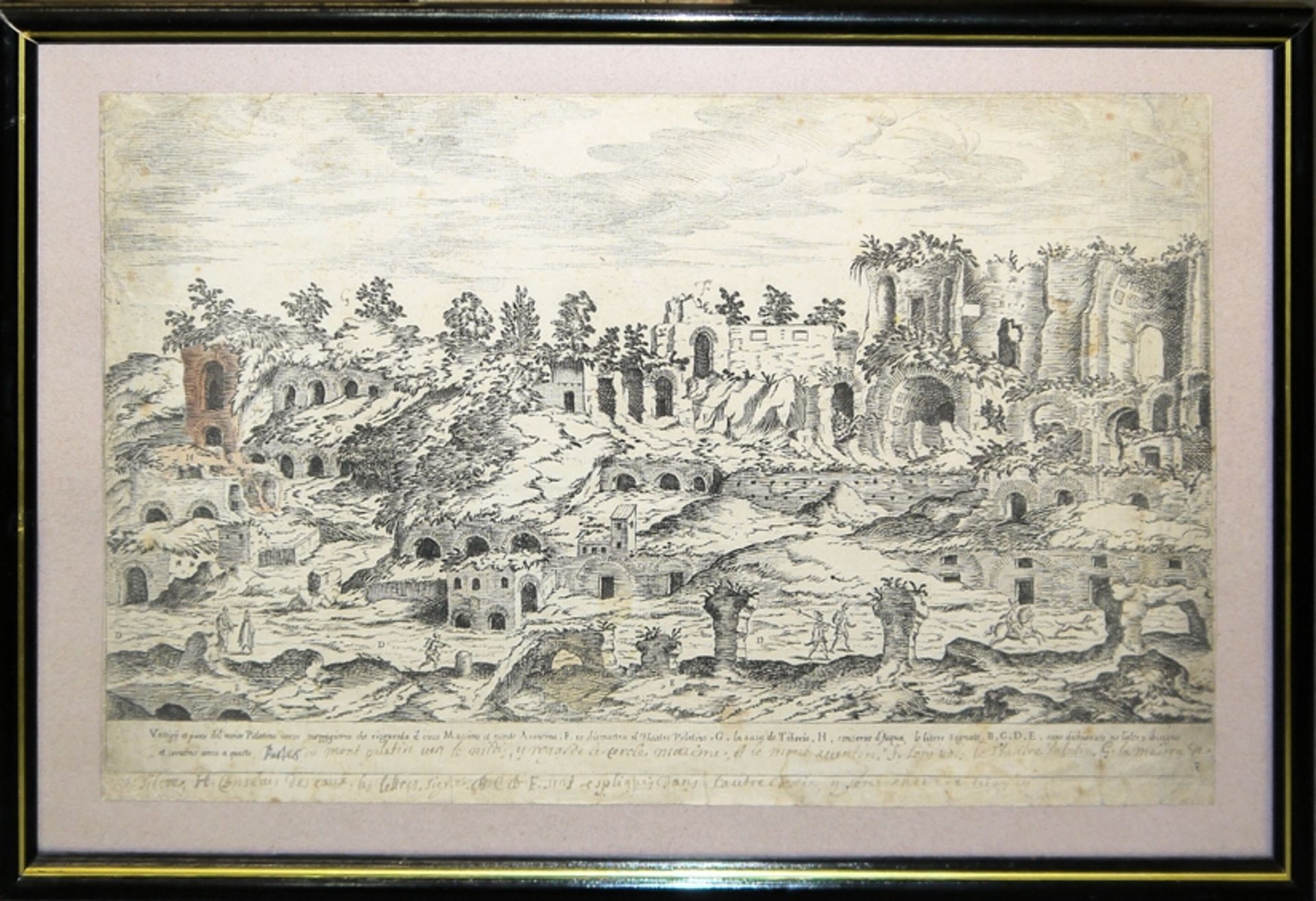 Ètienne Dupérac, Ruinenbild aus: I Vestigi Dell'Antichità Di Roma: Raccolti Et Ritratti In Perspett