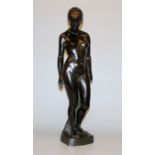 Rudolf Stocker, Bronzeplastik stehender weiblicher Akt
