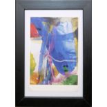 Gerhard Richter, 15.2.84, Farboffset, signiert, gerahmt