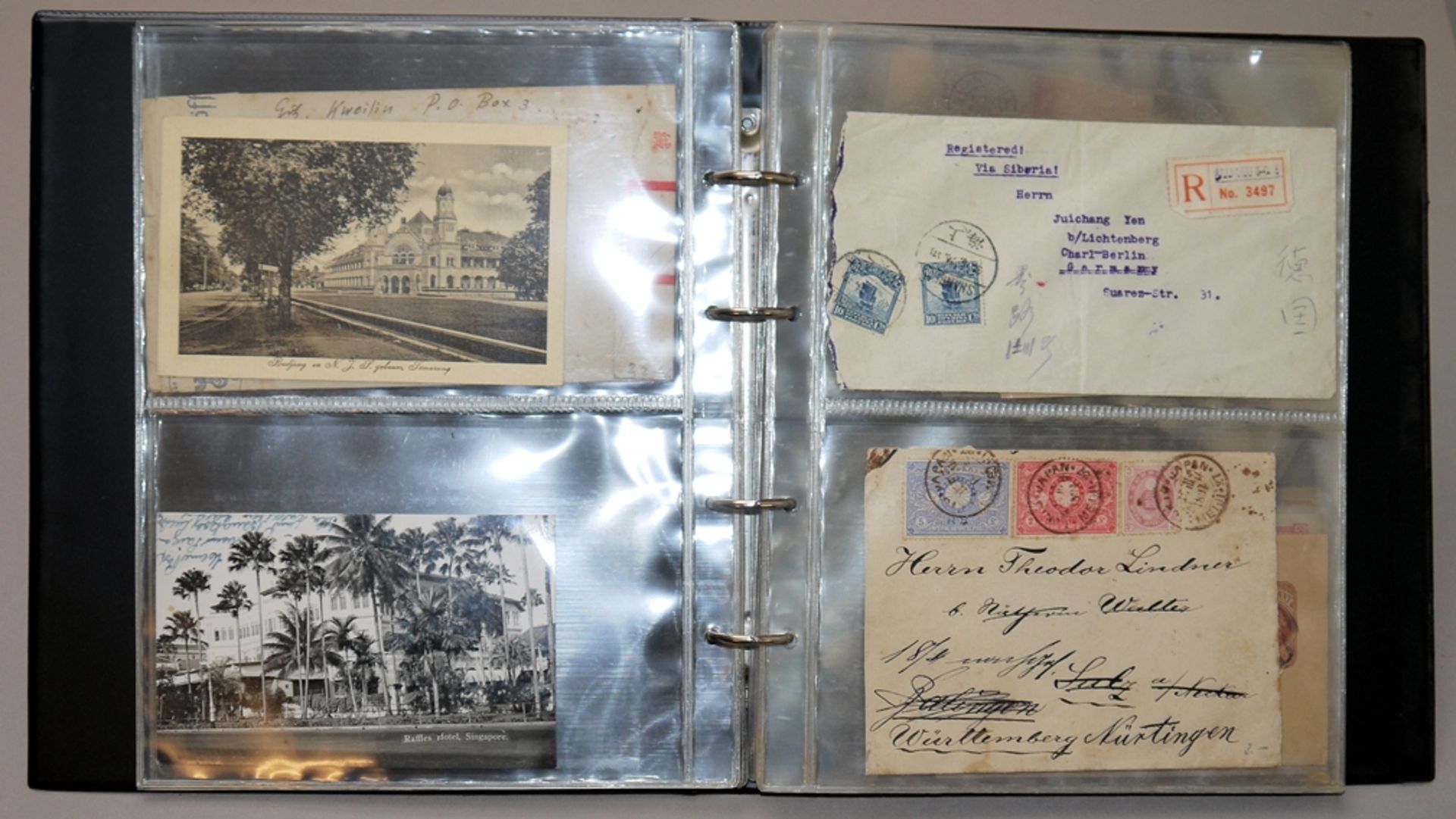 Sammlung von 29 Ganzsachen (Briefe), Asien, um 1910 - Bild 4 aus 4