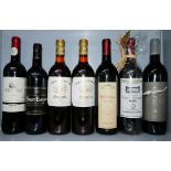 7 Flaschen französischer Rot- und Roséwein, Bordeaux u.a. 1989-2014