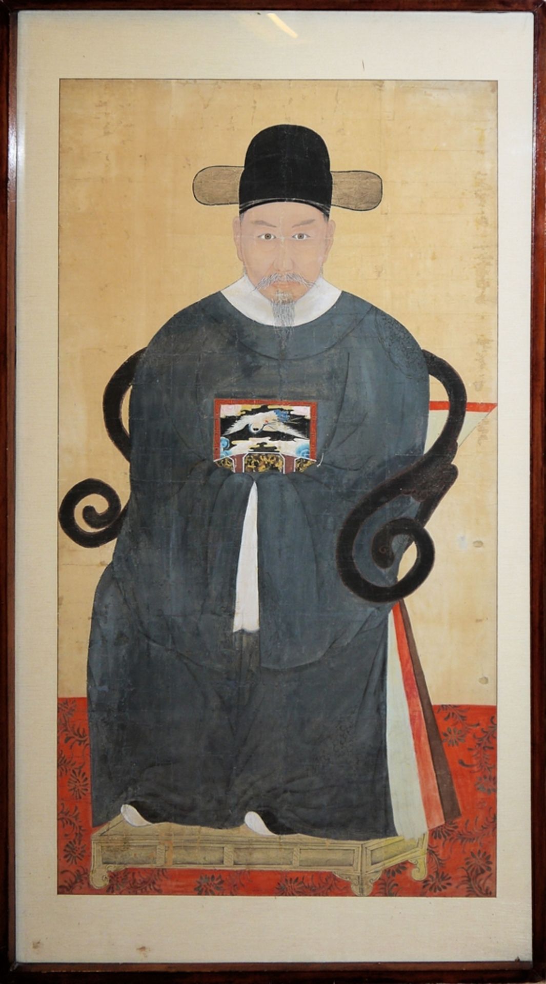 Ehrenbild eines hohen zivilen Beamten, Joseon-Dynastie, Korea 18./19. Jh.