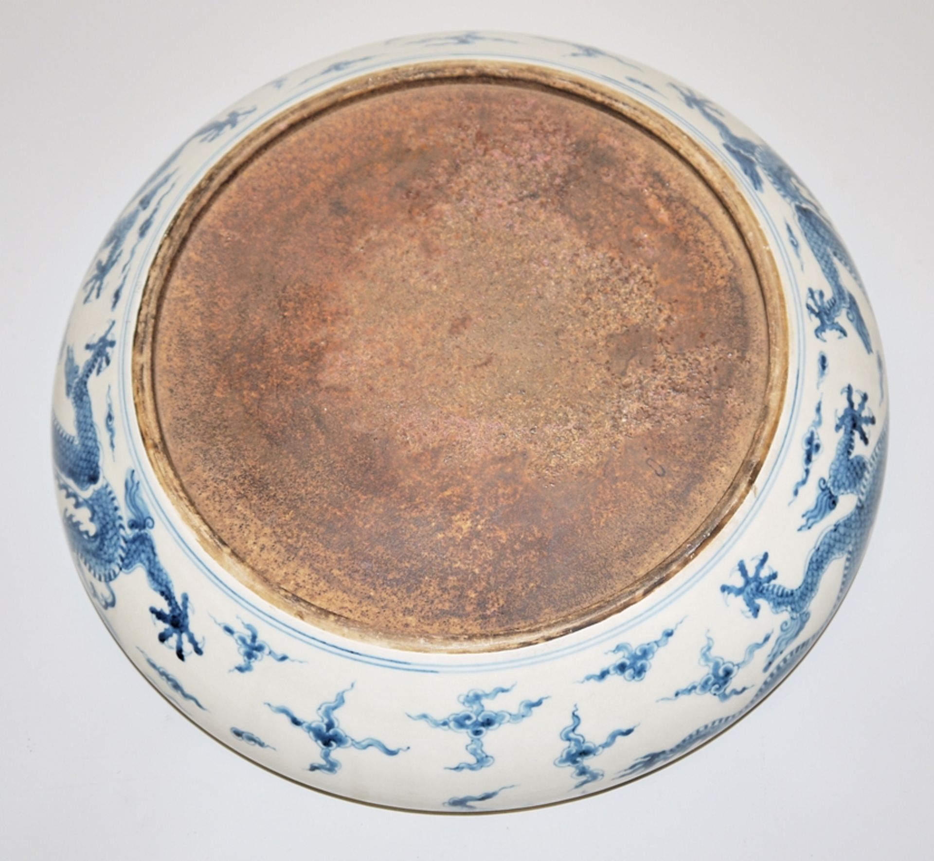 Große chinesische Pinselwaschschale mit apokrypher Chenghua-Marke - Bild 3 aus 3