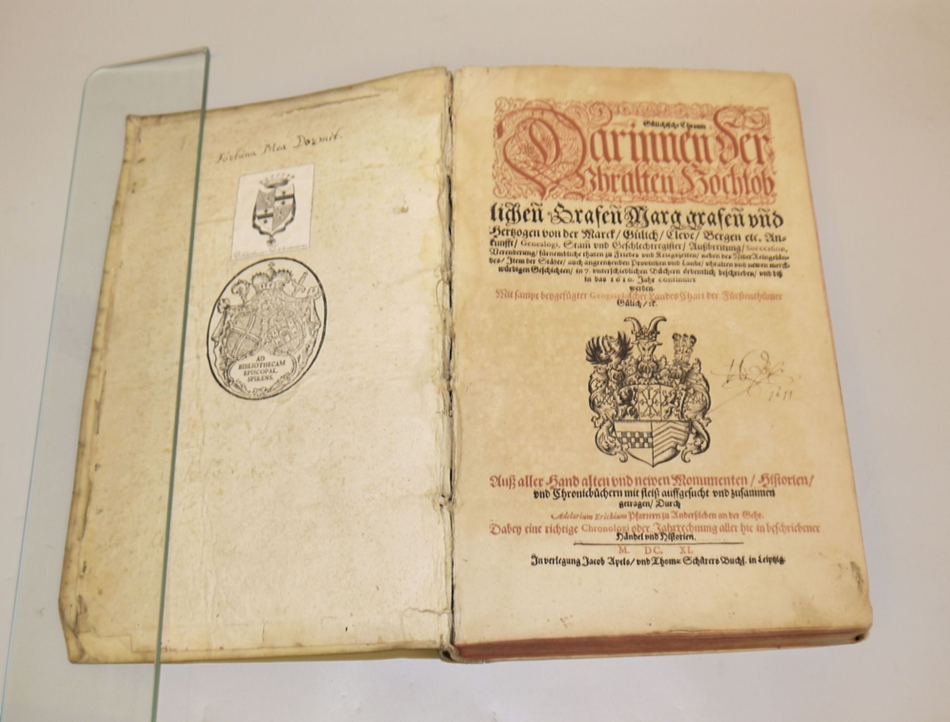 Erich Adelar, Gülische Chronik von 1611, selten!