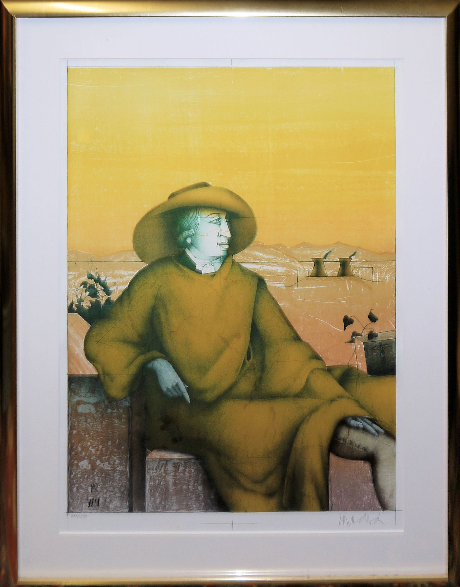 Paul Wunderlich, "Goethe in der Campagna, nach J. H. W. Tischbein" und "Tanz der Mohnblumen", 2 sig - Bild 2 aus 2