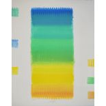 Heinz Mack, Chromatik - ohne Titel, sign. Farbsiebdruck von 1997, gerahmt