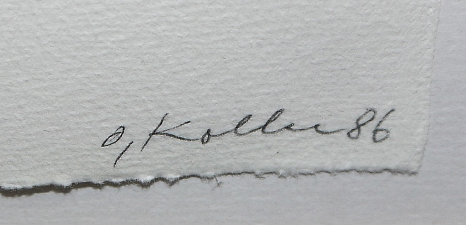Oskar Koller, "Stiefmütterchen" & Dicke gelbe Blüten, zwei Aquarelle, gerahmt - Bild 4 aus 4