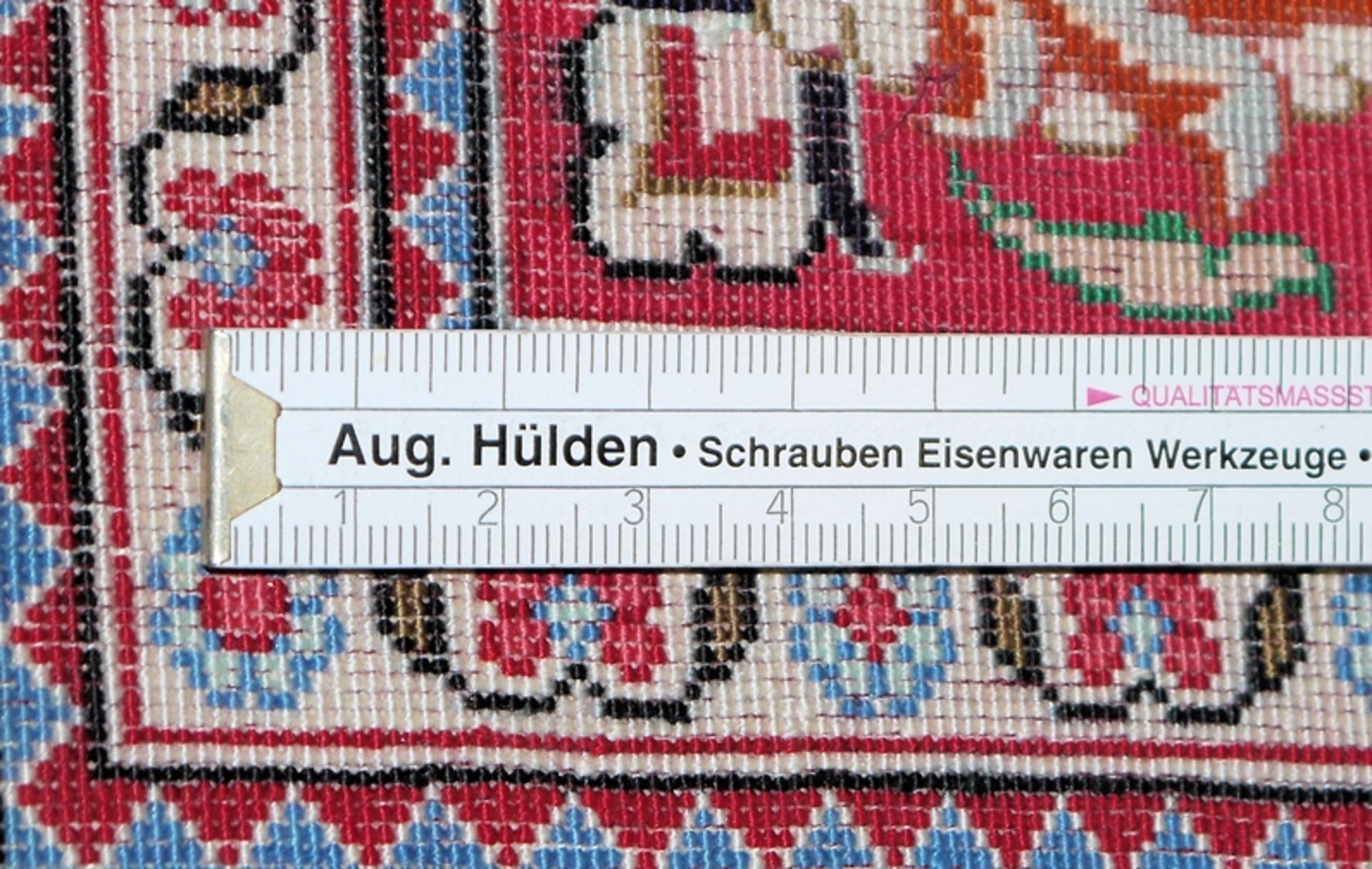 Zwei Seiden-Brücken, Täbris und Ghom, Persien, ca. 60-70 Jahre alt - Bild 2 aus 4