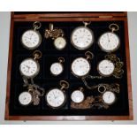 12 silberne Taschenuhren für Sammler und Bastler