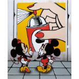 Benny The Kid, "Roy Museum", Street Art, signierte Mischtechnik von 2017