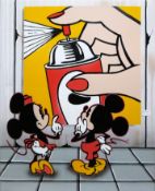 Benny The Kid, "Roy Museum", Street Art, signierte Mischtechnik von 2017