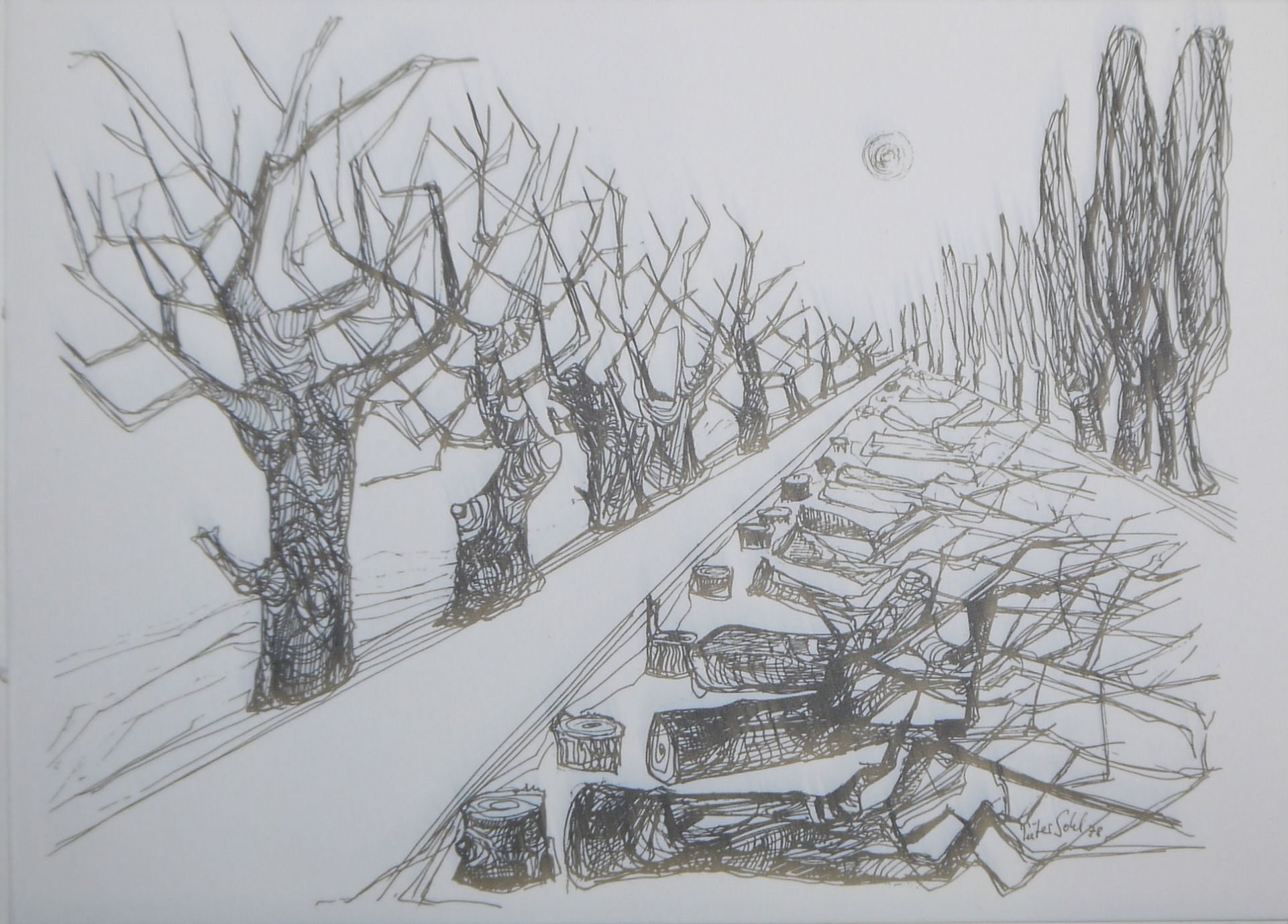 Pieter Sohl, Sammlungsnachlass mit 4 Originalen und 5 Druckgraphiken, alle signiert - Bild 10 aus 10