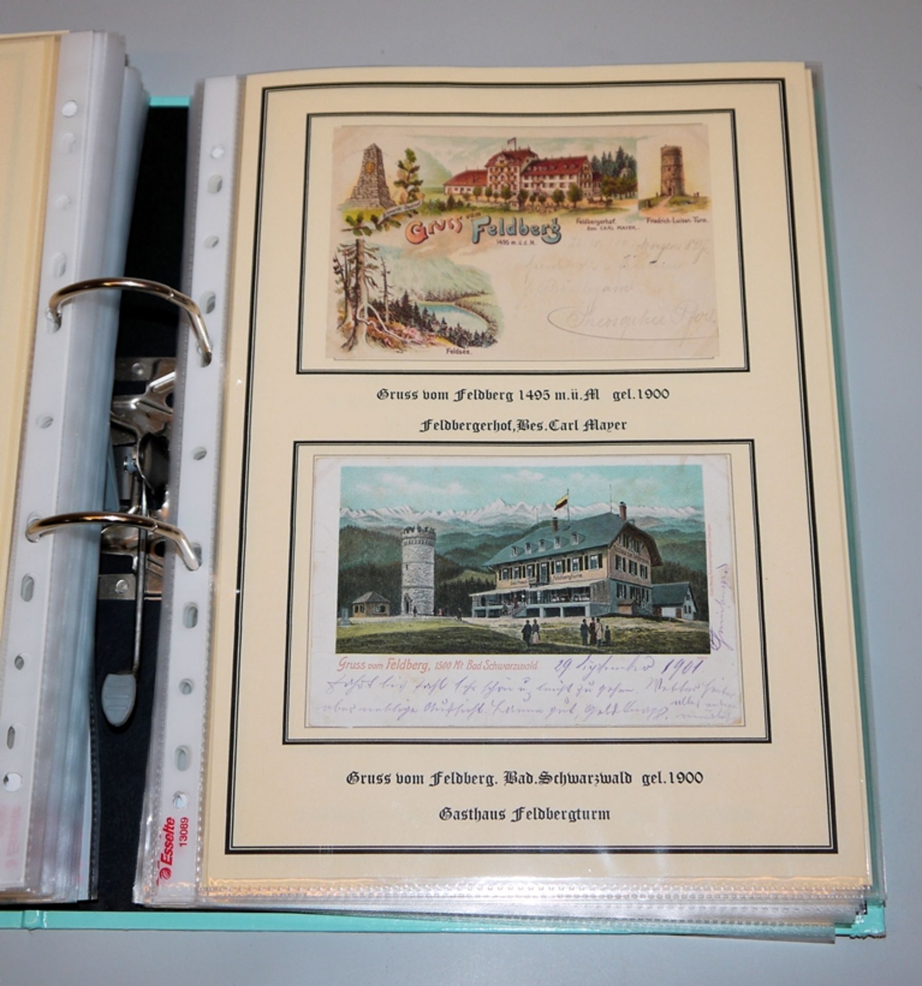 Seltene historische Sammlung zum Feldberg und Feldberger Hof, 1890-1938, ca. 150 Ansichtskarten u.  - Bild 4 aus 5