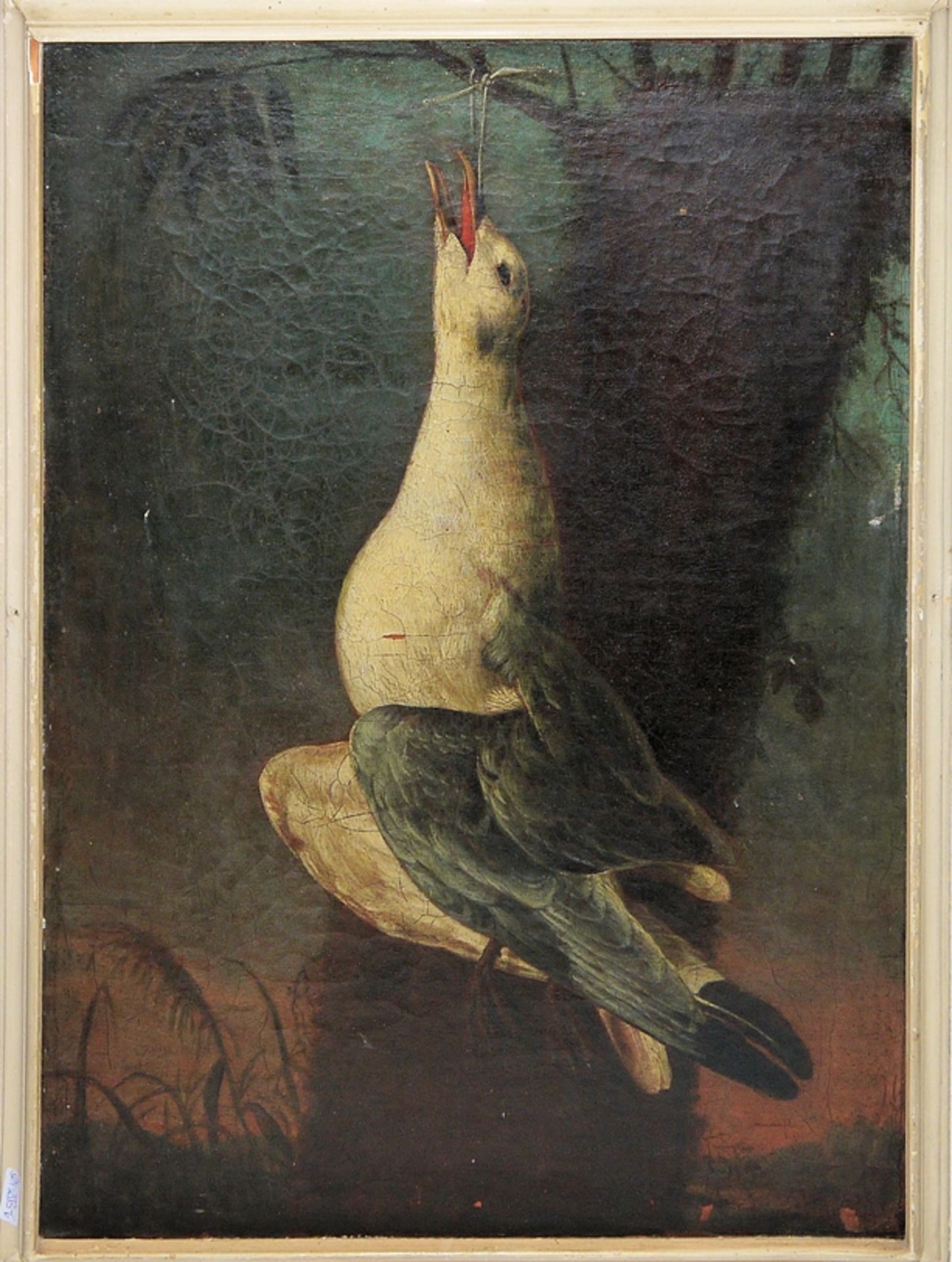 Jagdstillleben mit Vogel im Stile von Heinrich Lihl, 18. Jhdt., gerahmt