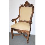 Herrschaftlicher Sessel des Louis XIV, Anfang 18. Jh.