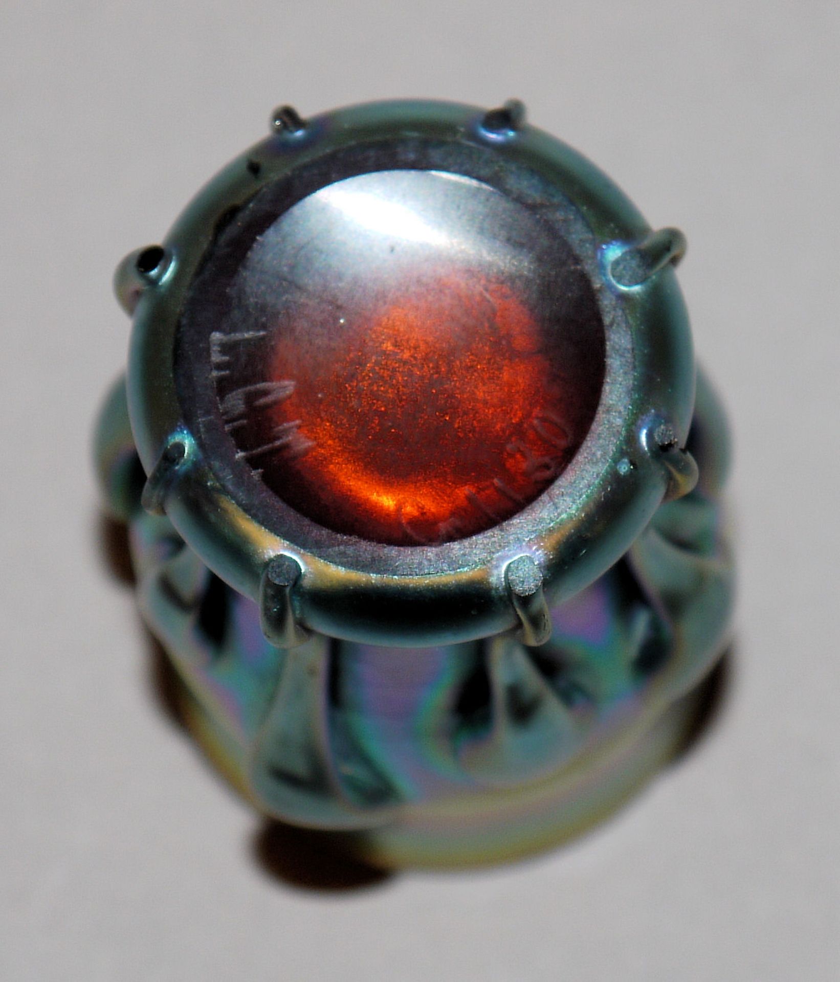 Miniaturvase des Jugendstils, Tiffany Studios, New York um 1900 - Bild 2 aus 2