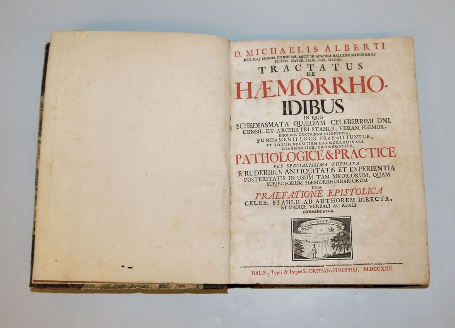 Antiquarisches zu Hämorrhoiden von 1722