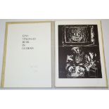 Sieger Köder, "Eine Tübinger Bibel in Bildern", handsignierte Ausgabe mit 49 signierten Ätzungen