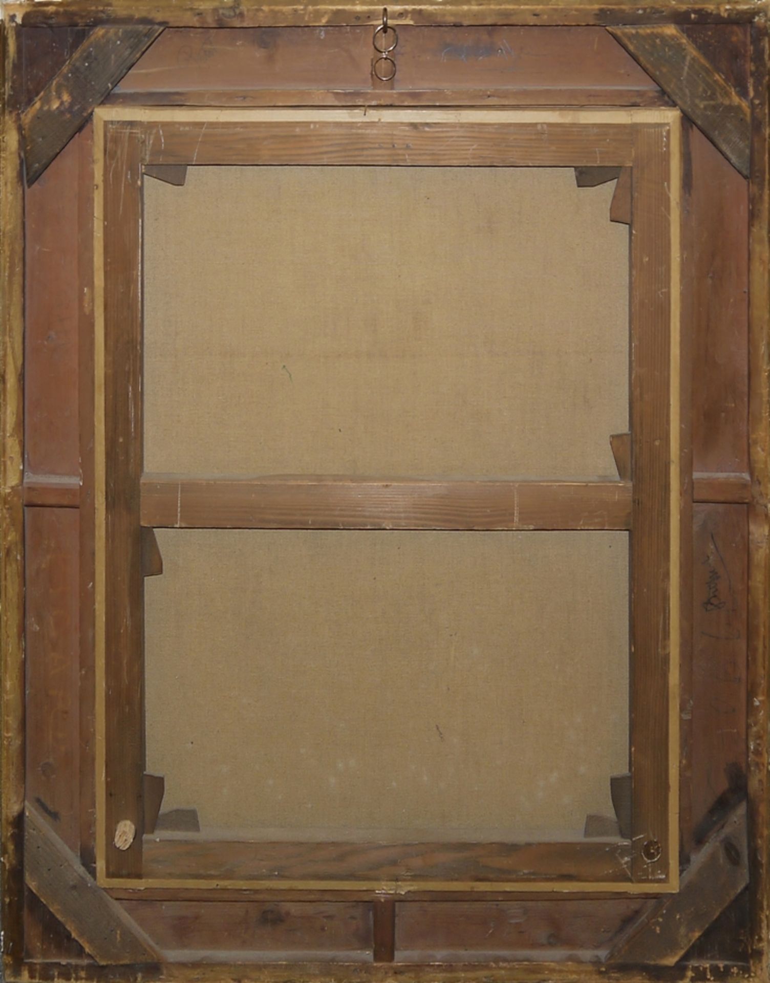 Pehr Hilleström zugeschr. (attr.), Mann mit Mausefalle (Man med råttfälla), Ölgemälde um 1780 im Pr - Bild 2 aus 2