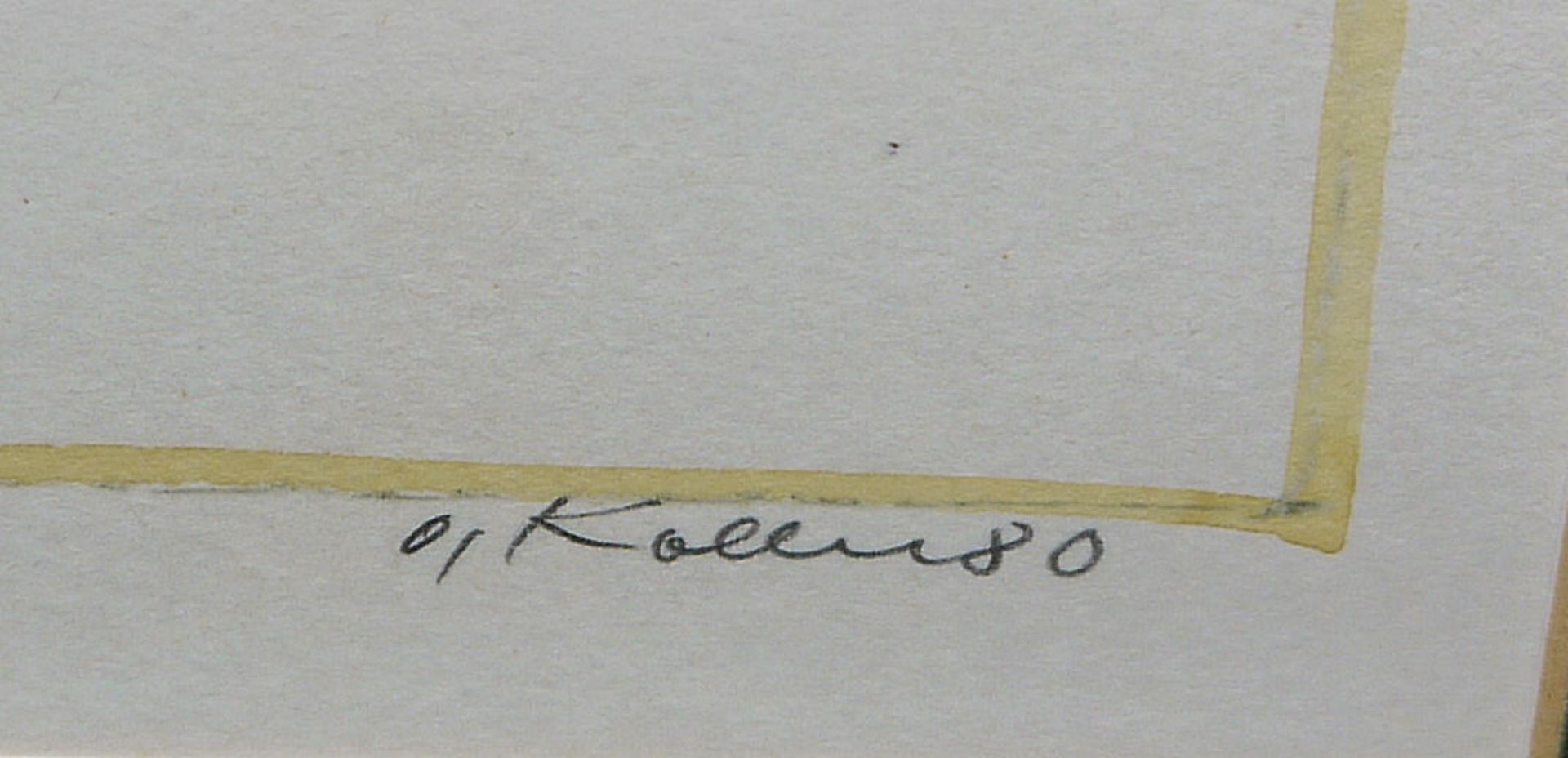 Oskar Koller, kleiner Sammlungsnachlass, 6 Stücke, zweimal gerahmt - Bild 2 aus 5