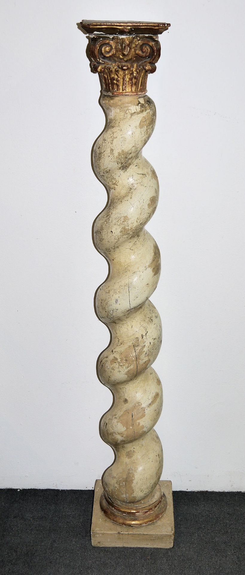 Barocke Spiralsäule des frühen 18. Jhs.