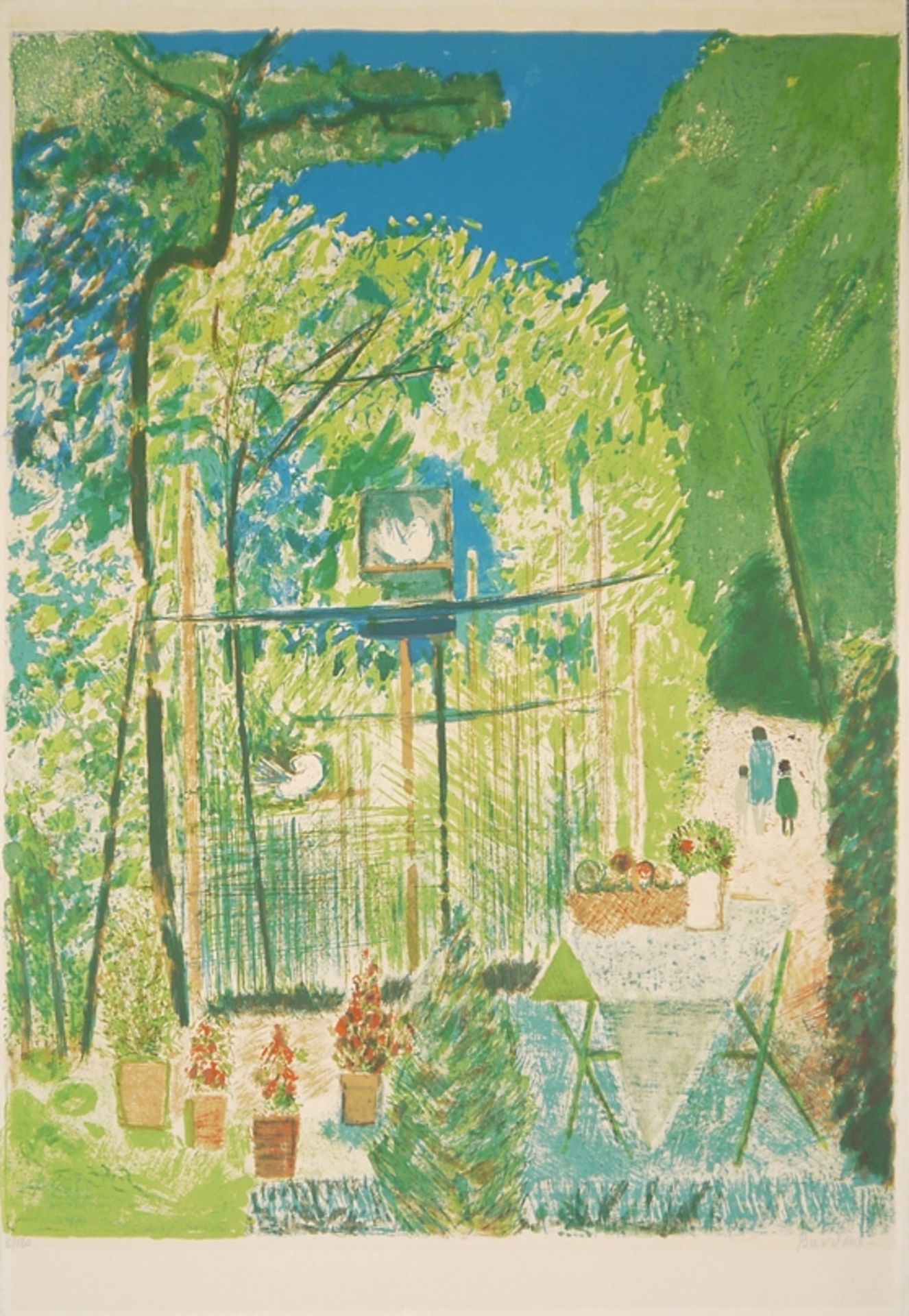 Sammlungsnachlass moderner Graphik, 6 signierte Arbeiten, u.a. von J. Remé, H. Sandberg, G. Bardone - Bild 4 aus 5