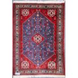 Zwei Orientteppiche: großer Hamadan & Brücke Abadeh, Persien