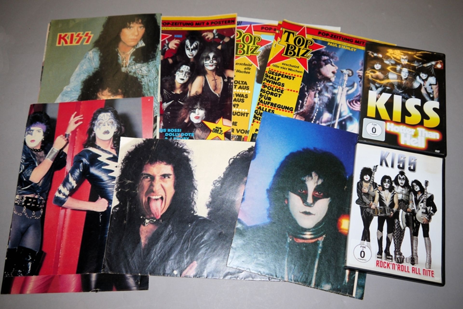 Sammlung Memorabilia der Rockmusik: 100 Tickets internationaler Bands und 21 Alben der Band "Kiss" - Bild 6 aus 6