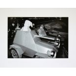 Harald Hauswald, "Weihnachtsmarkt, Alex", signierte Fotografie von 1986 