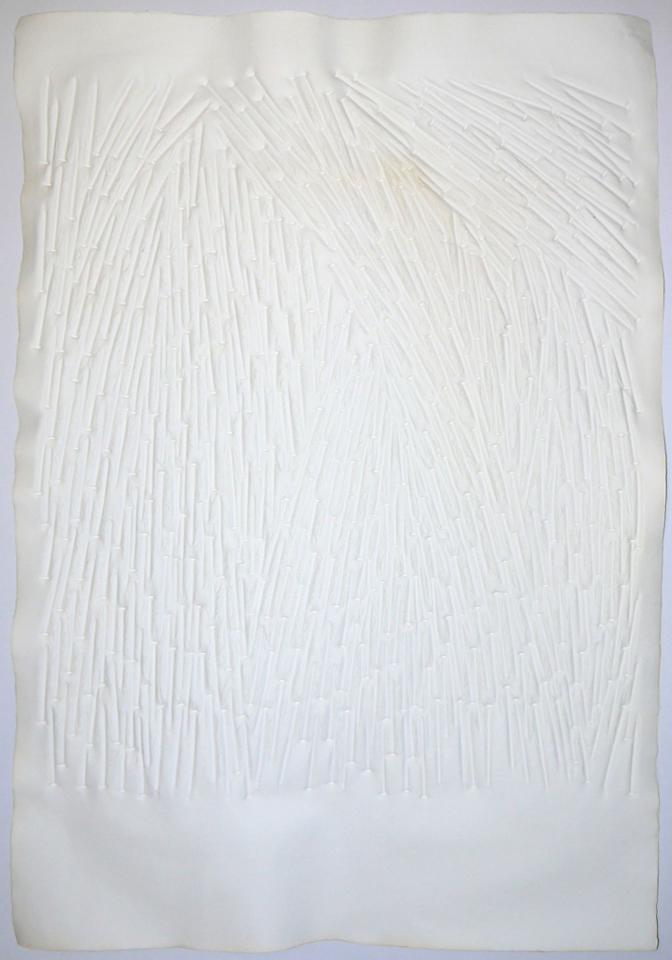 Günther Uecker, "Kathedrale", großer sign. Nagel-Prägedruck von 2000 - Bild 2 aus 3