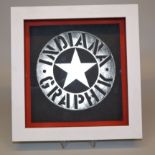 Robert Indiana, "LOVE" & "Indiana Graphik", 2 Farbserigraphien, galeriegerahmt