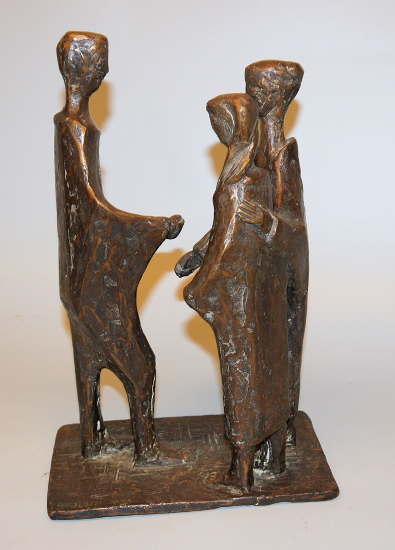 Ingrid Seddig, Bronzeplastik Gespräch von 1984 - Bild 2 aus 2