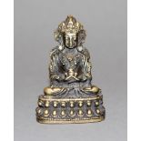 Buddha Amitayus, Miniaturbronze, Tibet 19. Jh.