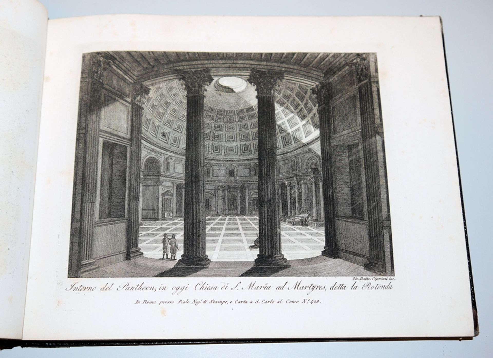 Antiquarisches Veduten-Album über Rom um 1869 - Bild 2 aus 3