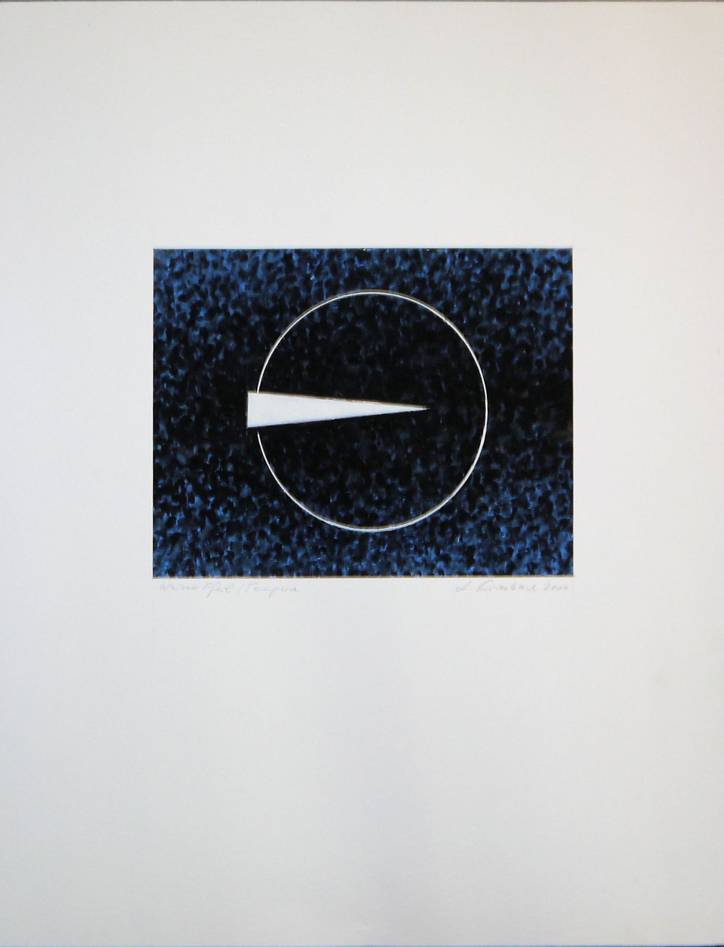 Lothar Griesbach, Abstrakte Kompositionen, 4 Tempera