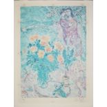 Marc Chagall, "Fleurs d'Amour", Farblithographie