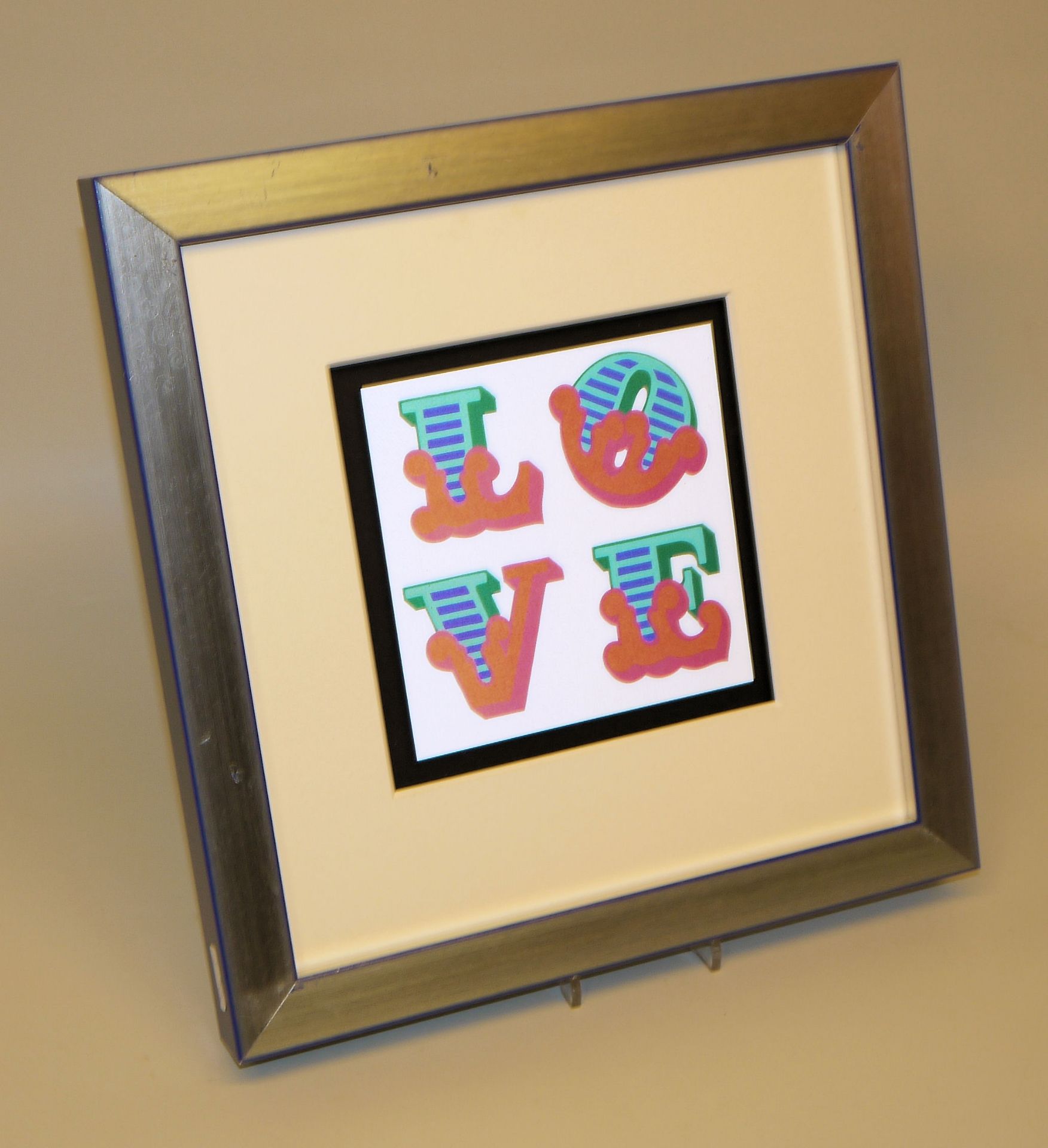 Ben Eine, "LOVE", 3 Lenticulare von 2017, galeriegerahmt - Bild 2 aus 3