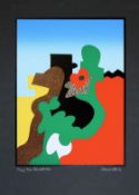 Otmar Alt, "Das Rüsseltier", große Farbserigraphie von 1972