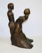 Lutz Brockhaus, "Tango", Bronzegruppe von 1977