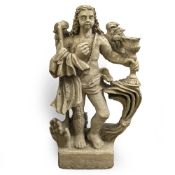 Steinplastik eines Engels