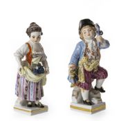 Zwei Meissenfiguren, Gärtnerserie 