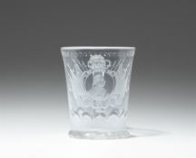 Henkelbecher auf König Friedrich Wilhelm I.