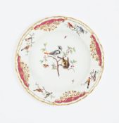 Speiseteller aus dem Tafelservice für den Grafen von Rothenburg